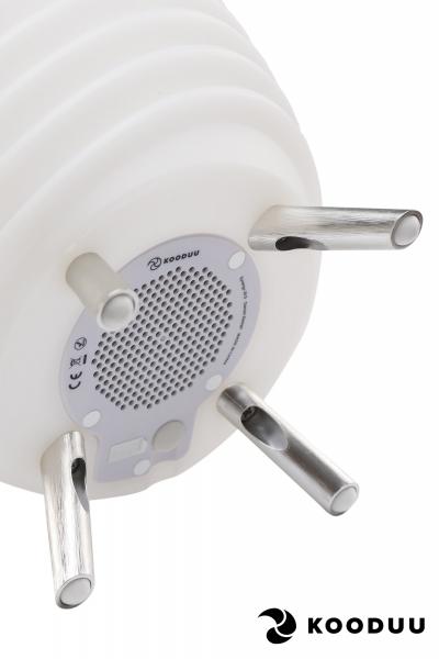 KOODUU Synergy 35S - Vielseitige LED Lampe mit Bluetooth Lautsprecher & Getränkekühler - Dekoleuchten der exklusiven Art